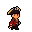 Animated pirate captain walking to the right